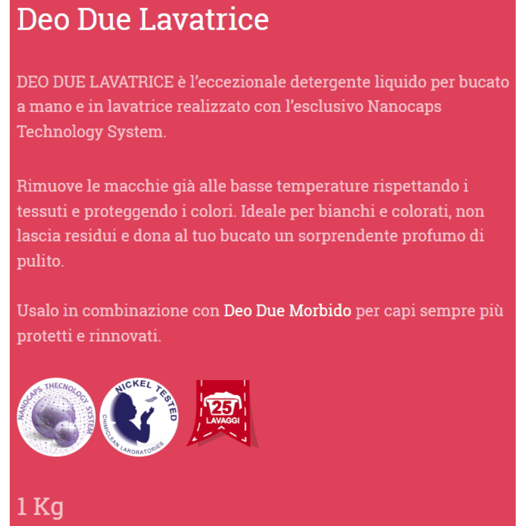 Deo Due lavatrice  fleur Oriental 1 litro