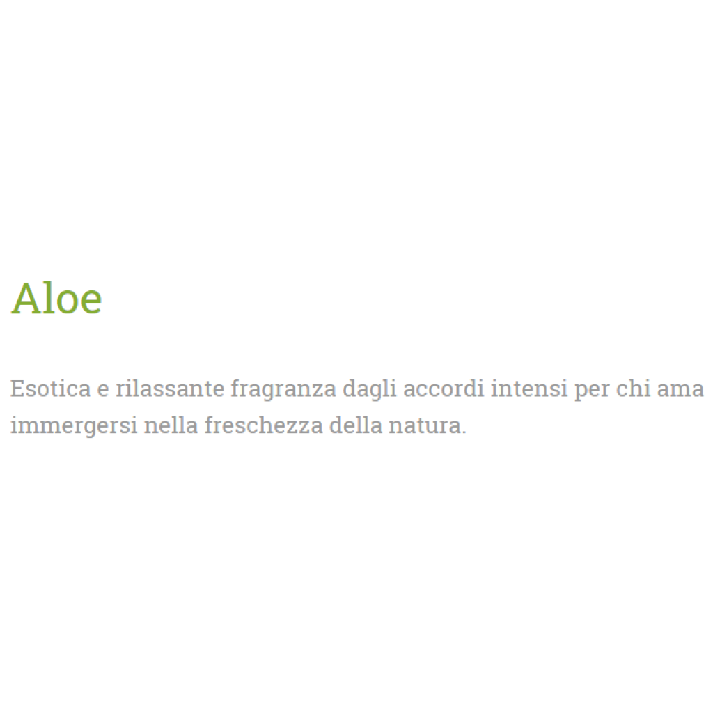 Deo Due  gocce profumabucato  aloe  150 ml