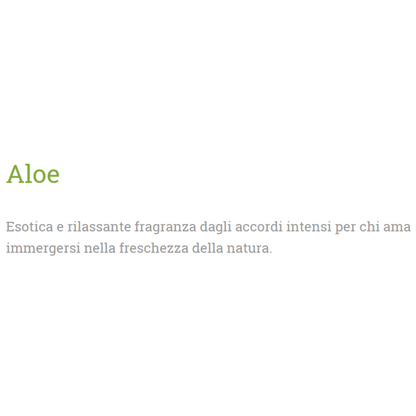 Deo Due  gocce profumabucato  aloe  150 ml