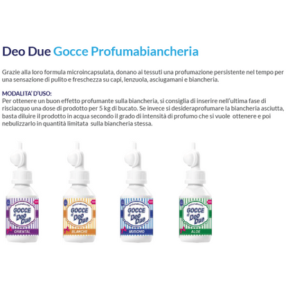 Deo Due  gocce profumabucato  aloe  150 ml