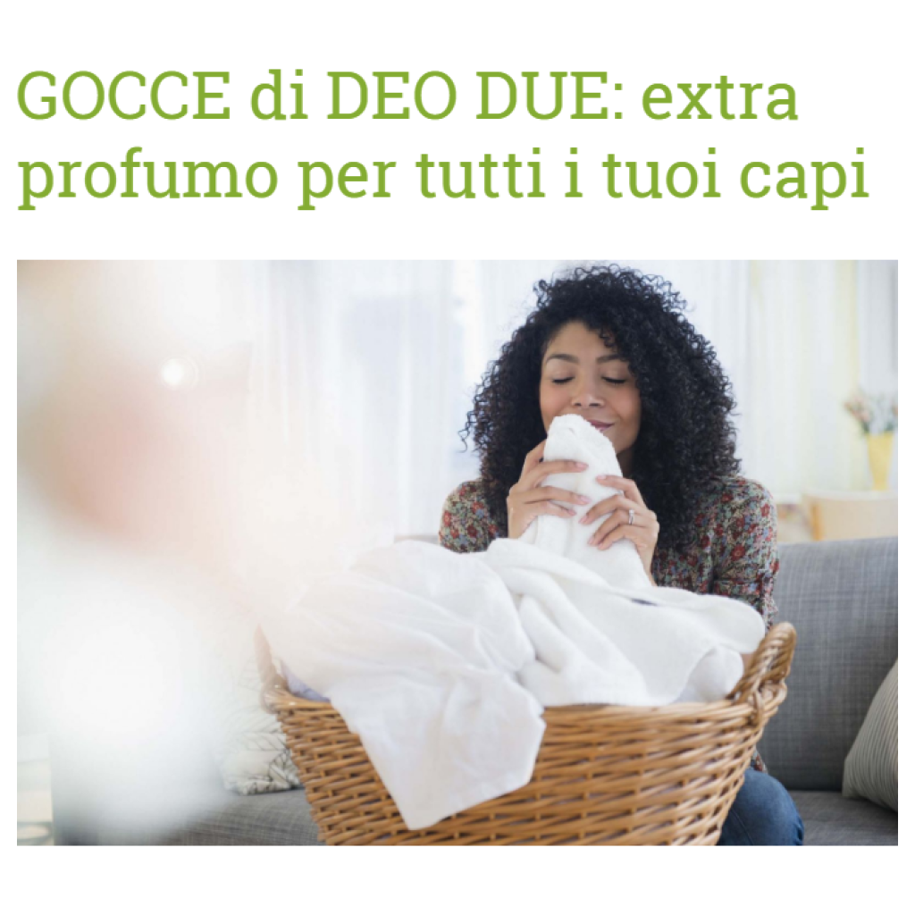 Deo Due  gocce profumabucato  aloe  150 ml