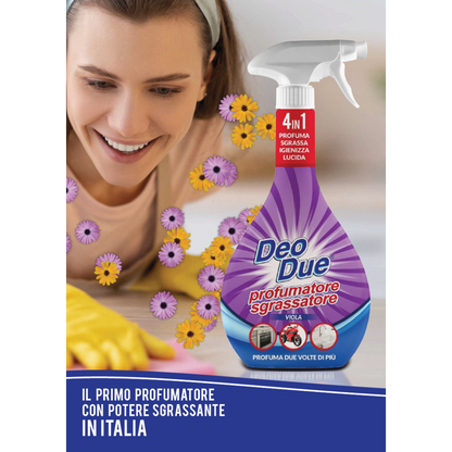 Deo Due profumatore sgrassatore azzurro 600 ml