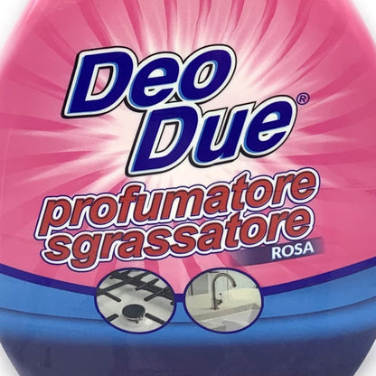 Deo Due profumatore sgrassatore rosa 600 ml