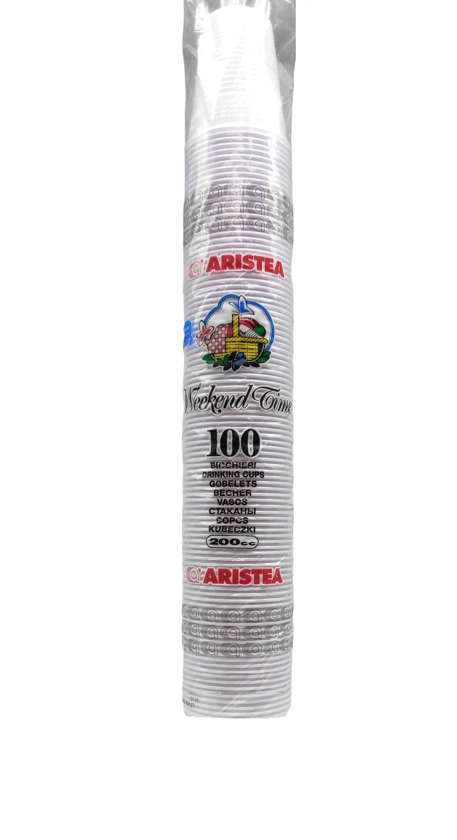 Bicchieri plastica 100 pz   aristea