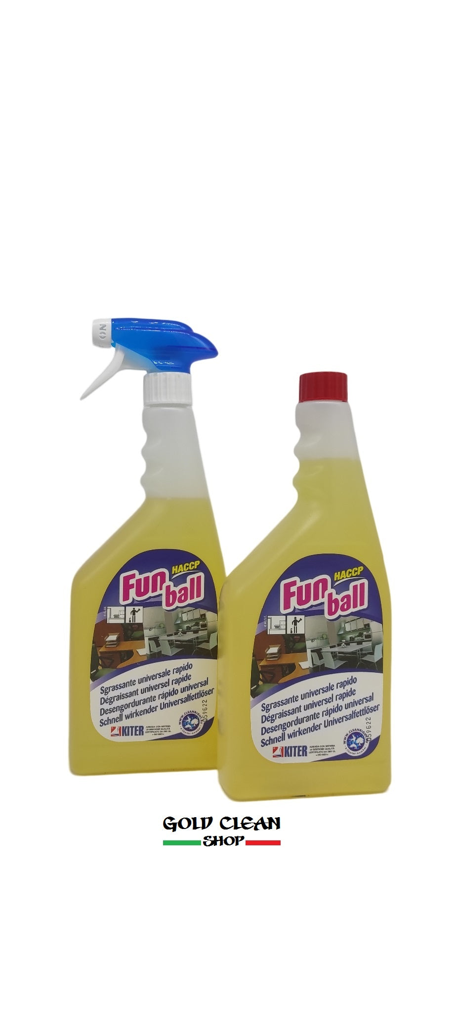 Fun ball kiter dégraissant ligne haccp dégraissant 750 ml