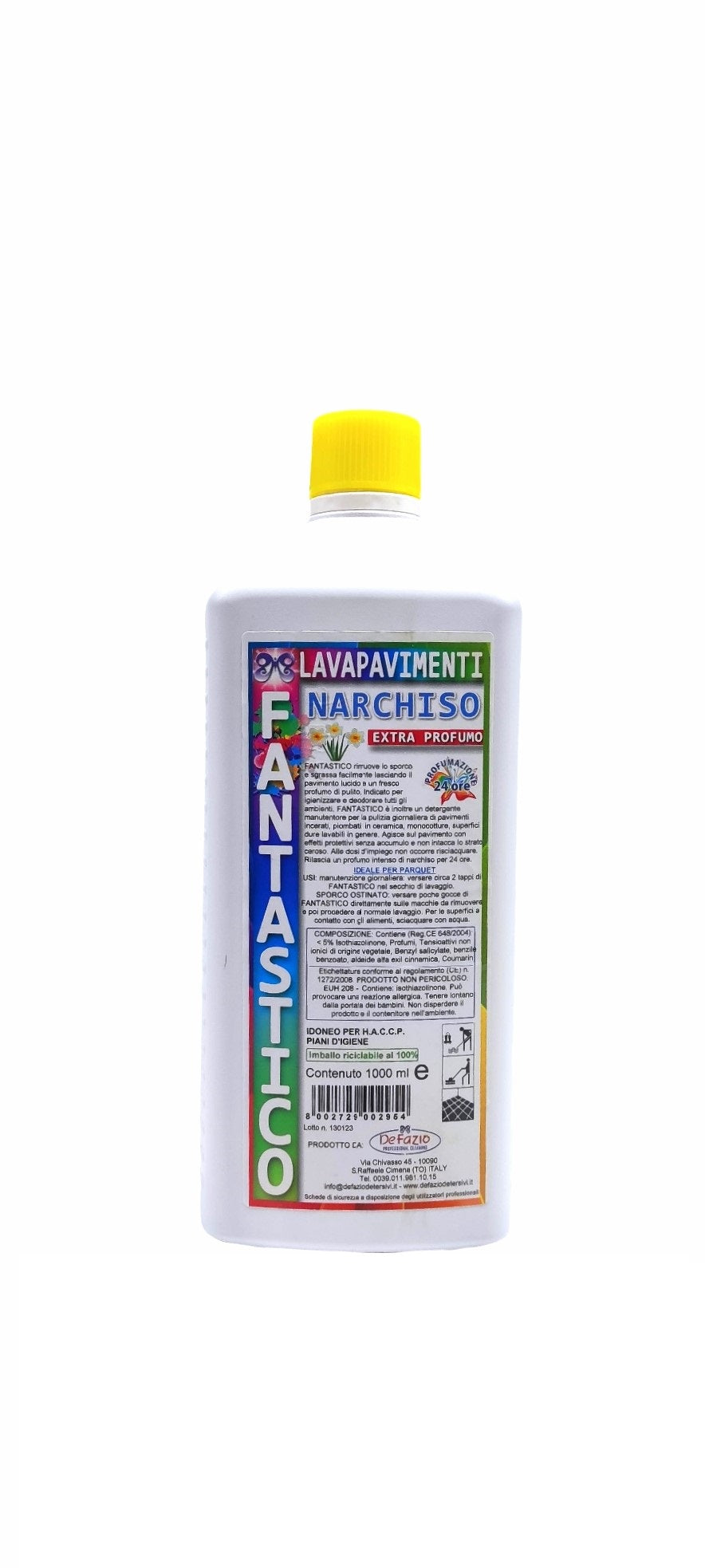 detergente lavapavimenti  fantastico 1 l extra profumo